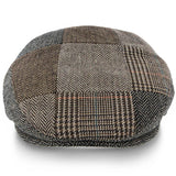 Tribeca - Walrus Hats Grey Tweed Patchwork Ivy Cap Ivy - Tophatter Daily Deals