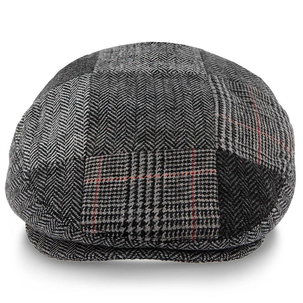 Tribeca - Walrus Hats Grey Tweed Patchwork Ivy Cap Ivy - Tophatter Daily Deals