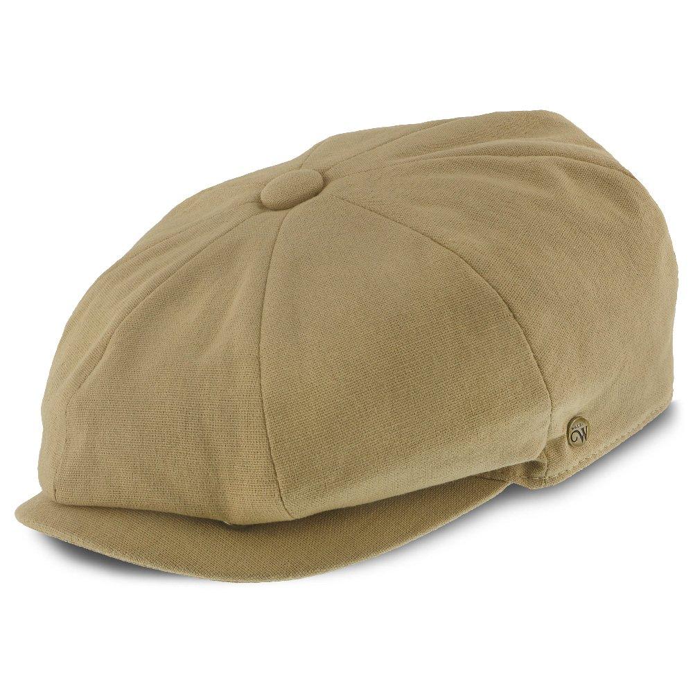 Beckham - Walrus Hats Tan Cotton 8 Panel Newsboy Cap Tan Newsboy - Tophatter Daily Deals