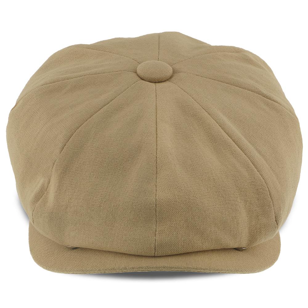 Beckham - Walrus Hats Tan Cotton 8 Panel Newsboy Cap Newsboy - Tophatter Daily Deals