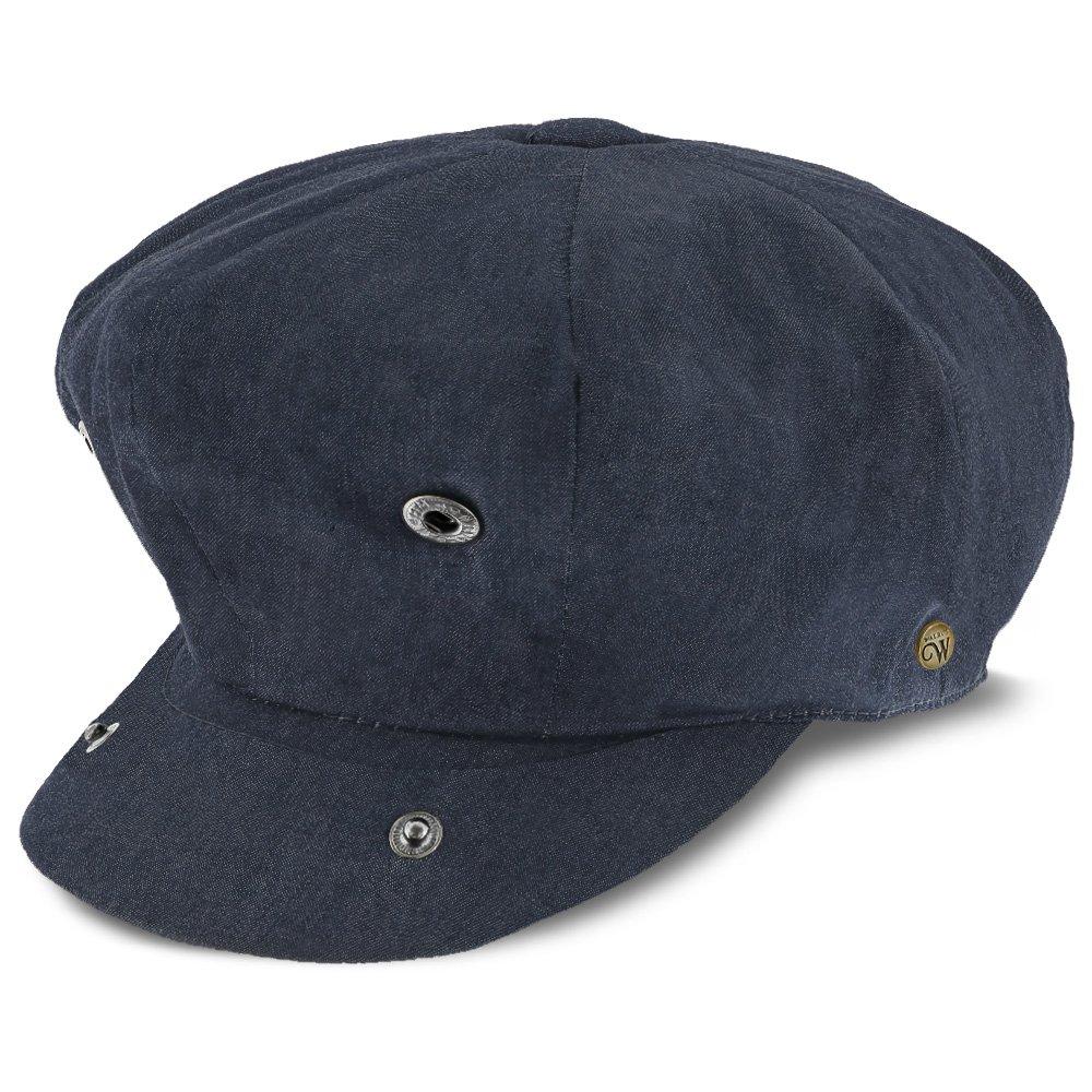 Denim Eight - Walrus Hats Navy Cotton 8 Panel Newsboy Cap Navy Newsboy - Tophatter Daily Deals