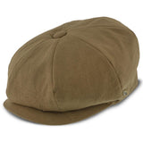 Hampton - Walrus Hats Sand Linen 8 Panel Newsboy Cap Newsboy - Tophatter Daily Deals