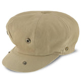 Hampton - Walrus Hats Sand Linen 8 Panel Newsboy Cap Newsboy - Tophatter Daily Deals