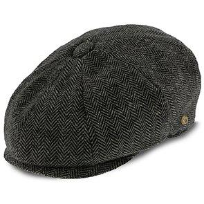 Shelby - Walrus Hats Grey Herringbone Wool Blend 8 Panel Kids Newsboy Cap (Toddler, Boys, Youth) Newsboy - Tophatter Daily Deals