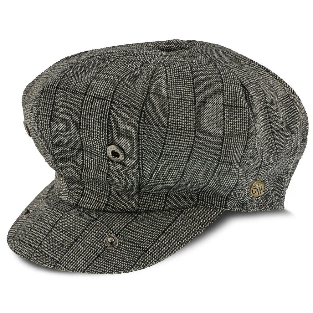 Innovator - Walrus Hats Grey Plaid Polyester 8 Panel Newsboy Cap Grey Plaid Newsboy - Tophatter Daily Deals