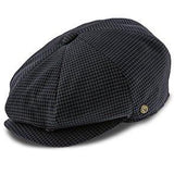 Oxford - Walrus Hats Navy/Green Houndstooth Polyester 8 Panel Newsboy Cap Newsboy - Tophatter Daily Deals