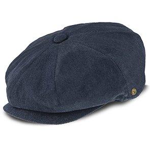 Denim Eight - Walrus Hats Navy Cotton 8 Panel Newsboy Cap Newsboy - Tophatter Daily Deals