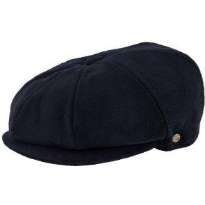 Shelby - Walrus Hat Wool Blend 8 Panel Newsboy Cap Navy Newsboy - Tophatter Daily Deals