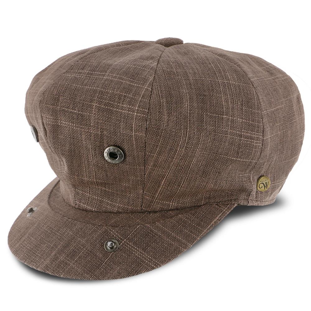 Regal - Walrus Hats Linen/Cotton 8 Panel Newsboy Cap Newsboy - Tophatter Daily Deals