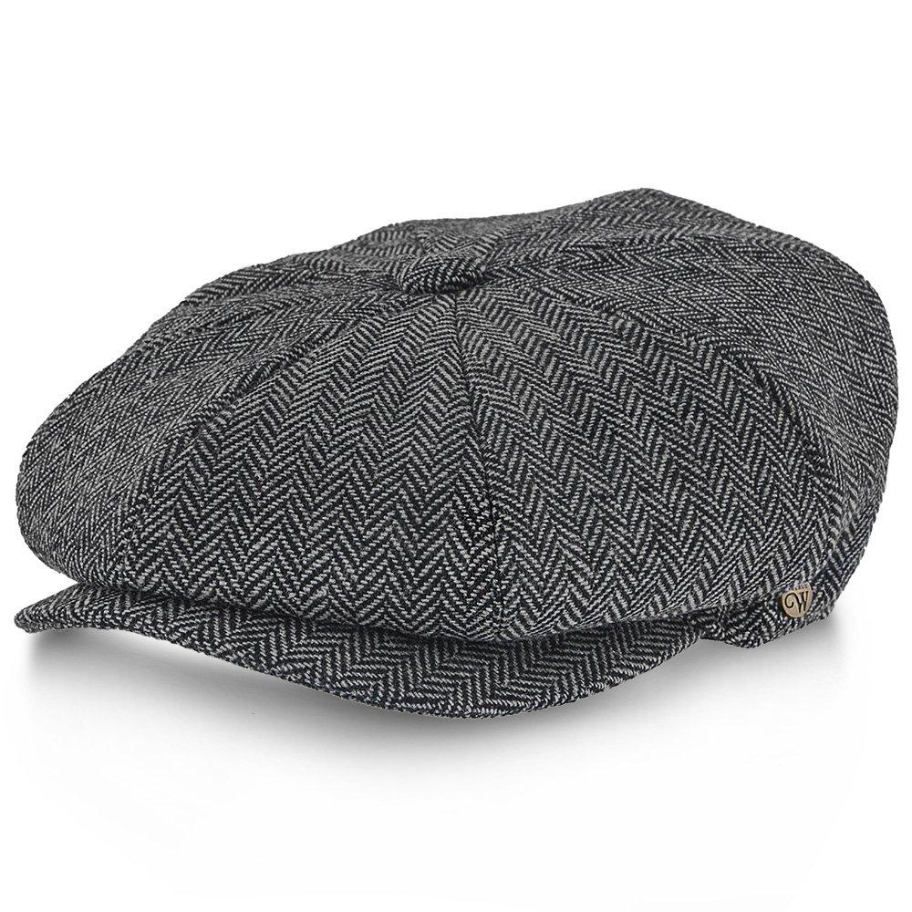 Shelby - Walrus Hat Wool Blend 8 Panel Newsboy Cap Newsboy - Tophatter Daily Deals