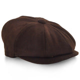 Shelby - Walrus Hat Wool Blend 8 Panel Newsboy Cap Newsboy - Tophatter Daily Deals