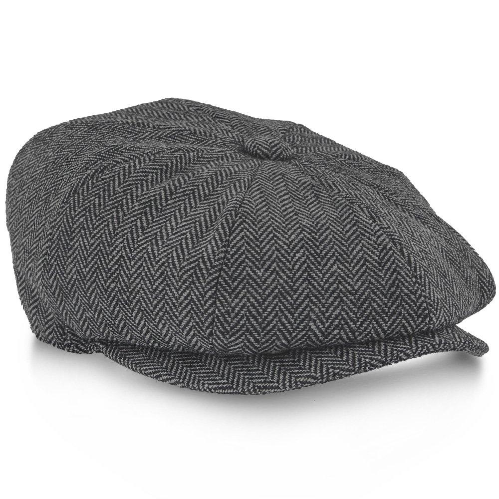 Shelby - Walrus Hat Wool Blend 8 Panel Newsboy Cap Newsboy - Tophatter Daily Deals