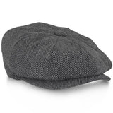 Shelby - Walrus Hat Wool Blend 8 Panel Newsboy Cap Newsboy - Tophatter Daily Deals