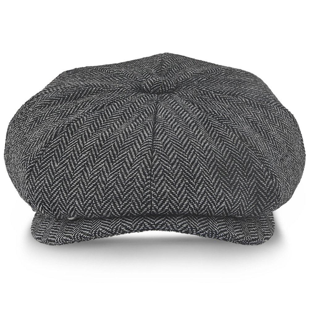 Shelby - Walrus Hat Wool Blend 8 Panel Newsboy Cap Newsboy - Tophatter Daily Deals