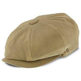 Beckham - Walrus Hats Tan Cotton 8 Panel Newsboy Cap Newsboy - Tophatter Daily Deals
