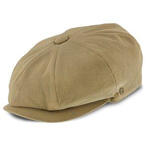 Beckham - Walrus Hats Tan Cotton 8 Panel Newsboy Cap Newsboy - Tophatter Daily Deals