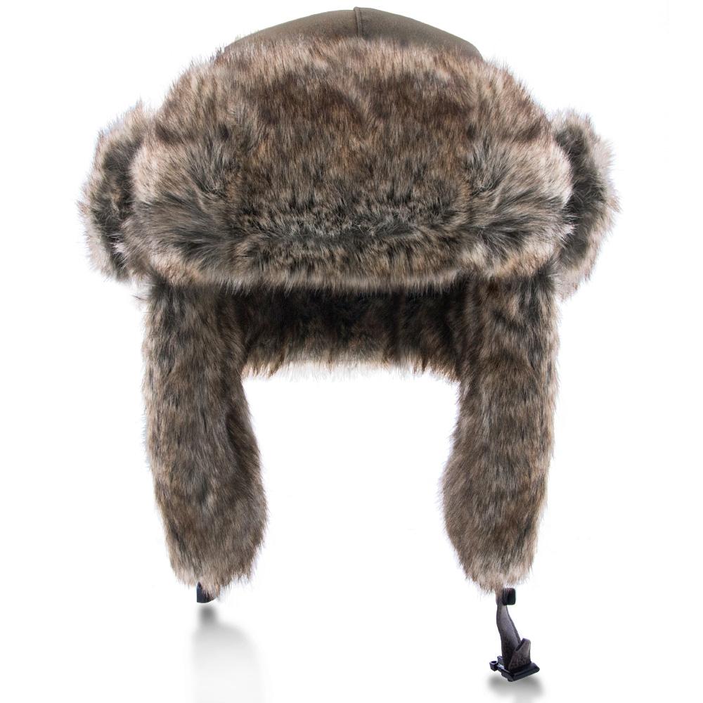 Walrus Hats Faux Fur Brown Trapper Hat Trapper - Tophatter Daily Deals