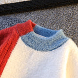 Winter Warm Round Neck Knitted Sweater Men's Clothing - Tophatter Daily Deals