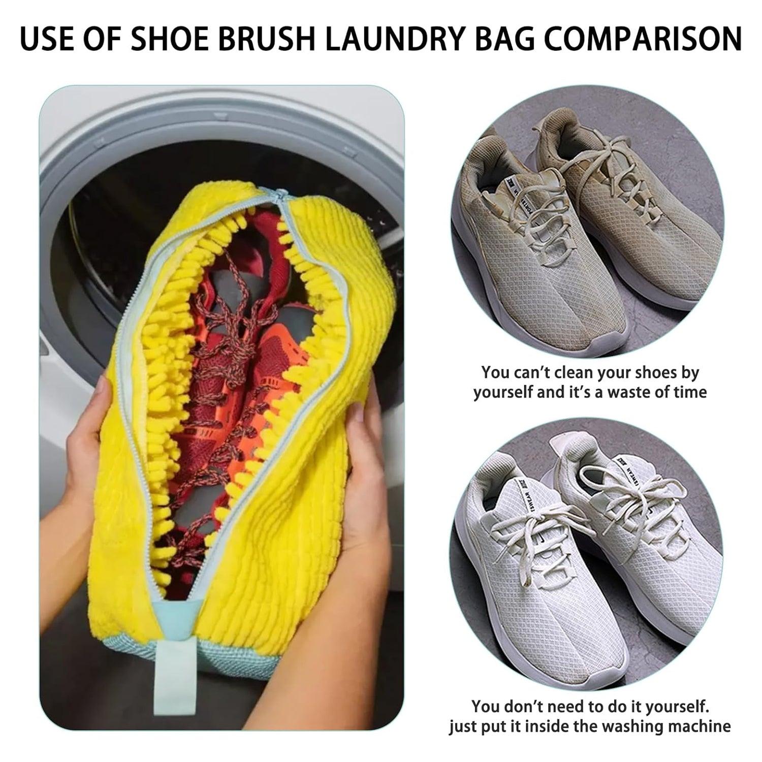 Shoe Washing Machine Bag - 1/2pcs Trainer Washing Bag Cleaning Laundry Shoe Bag Home - Tophatter Daily Deals