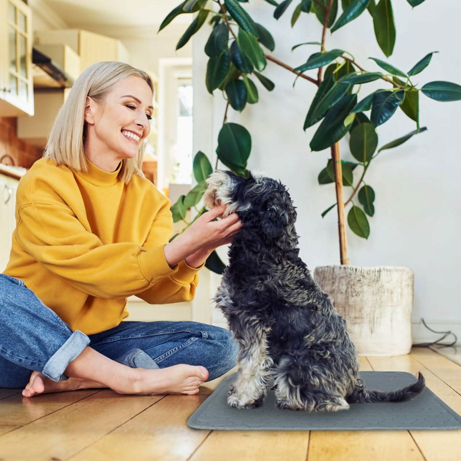 Washable Dog Pee Pad Reusable Puppy Potty Training Pads Pet Supplies - Tophatter Daily Deals