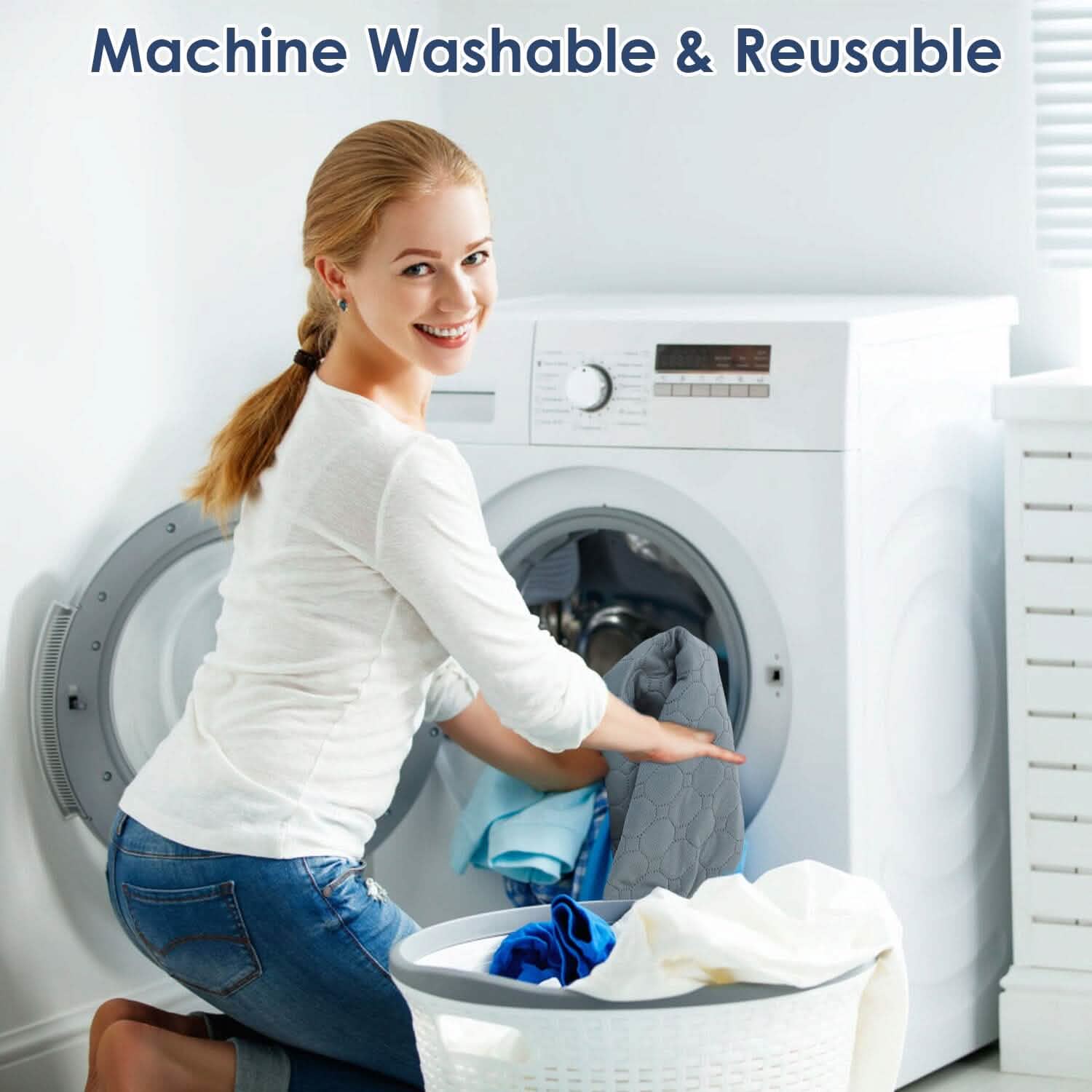 Washable Dog Pee Pad Reusable Puppy Potty Training Pads Pet Supplies - Tophatter Daily Deals