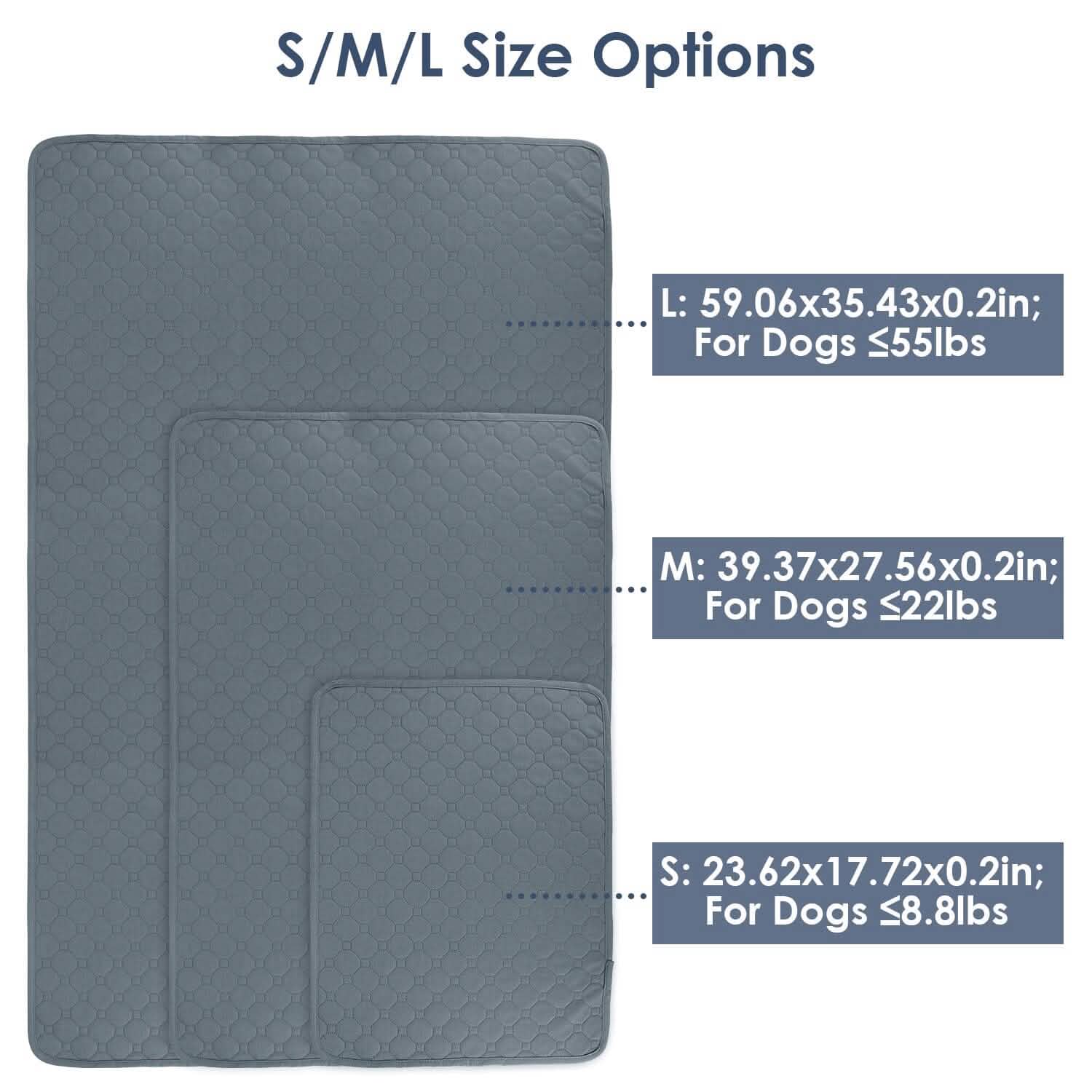 Washable Dog Pee Pad Reusable Puppy Potty Training Pads Pet Supplies - Tophatter Daily Deals