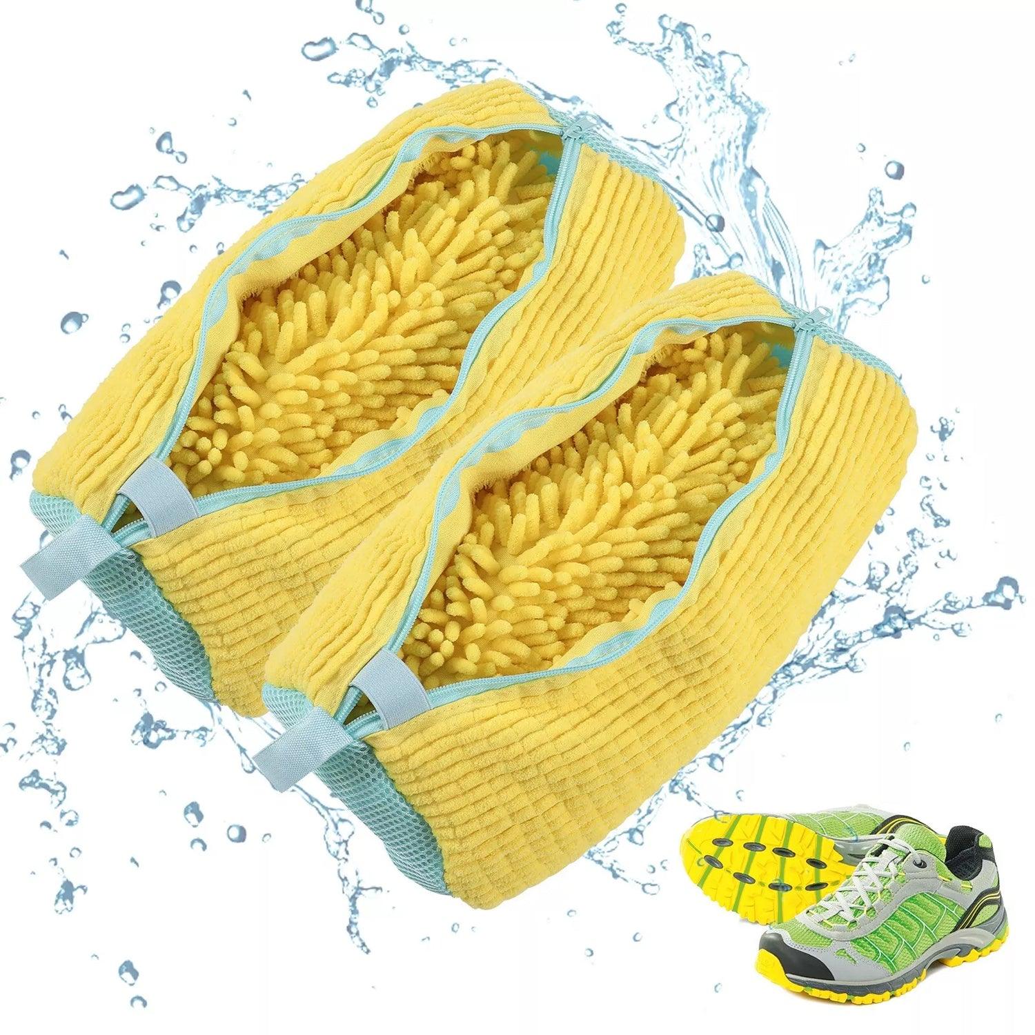 Shoe Washing Machine Bag - 1/2pcs Trainer Washing Bag Cleaning Laundry Shoe Bag Yellow Home - Tophatter Daily Deals