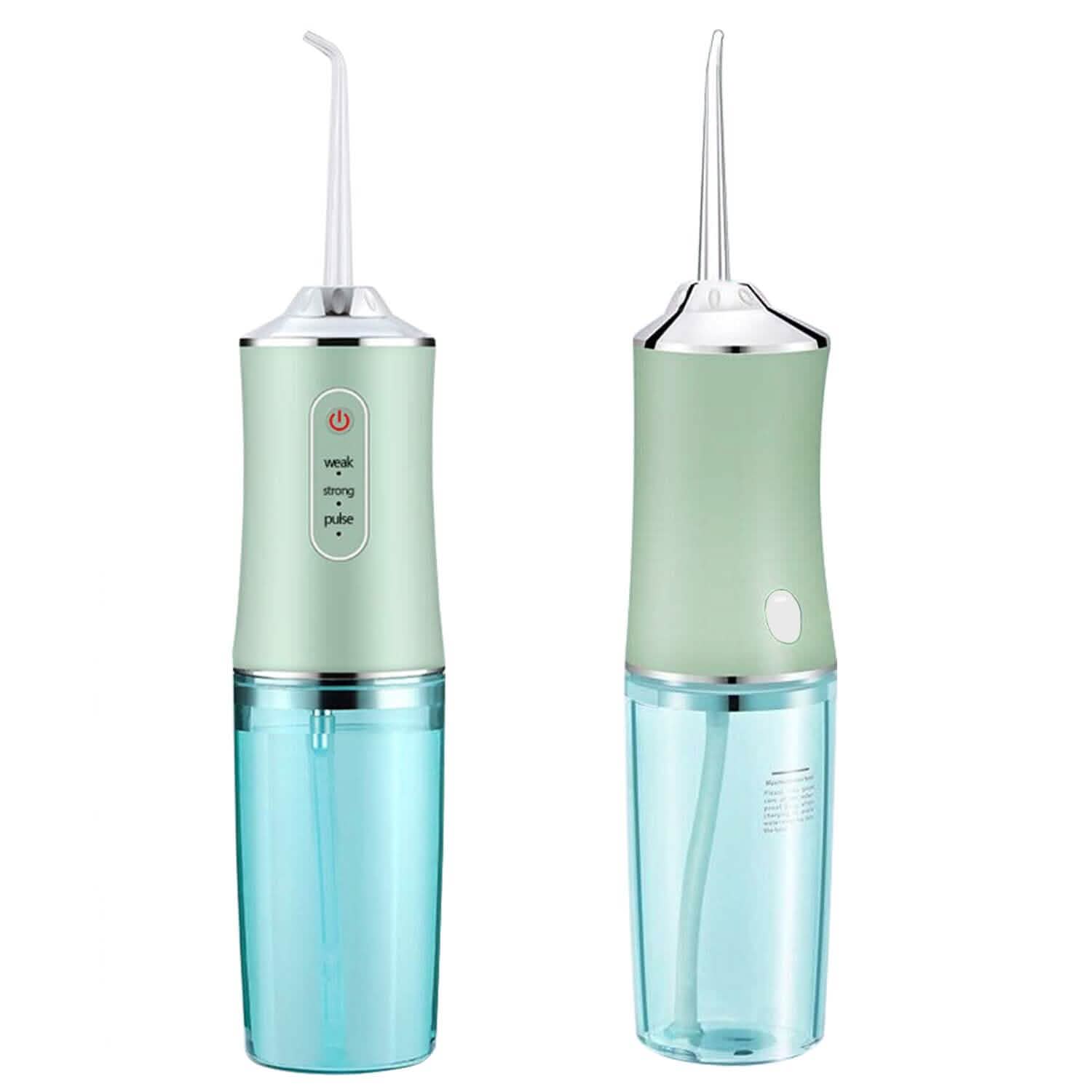 Water Flosser Cordless Dental Oral Irrigator Waterproof Teeth Cleaner Green Beauty & Personal Care - Tophatter Daily Deals