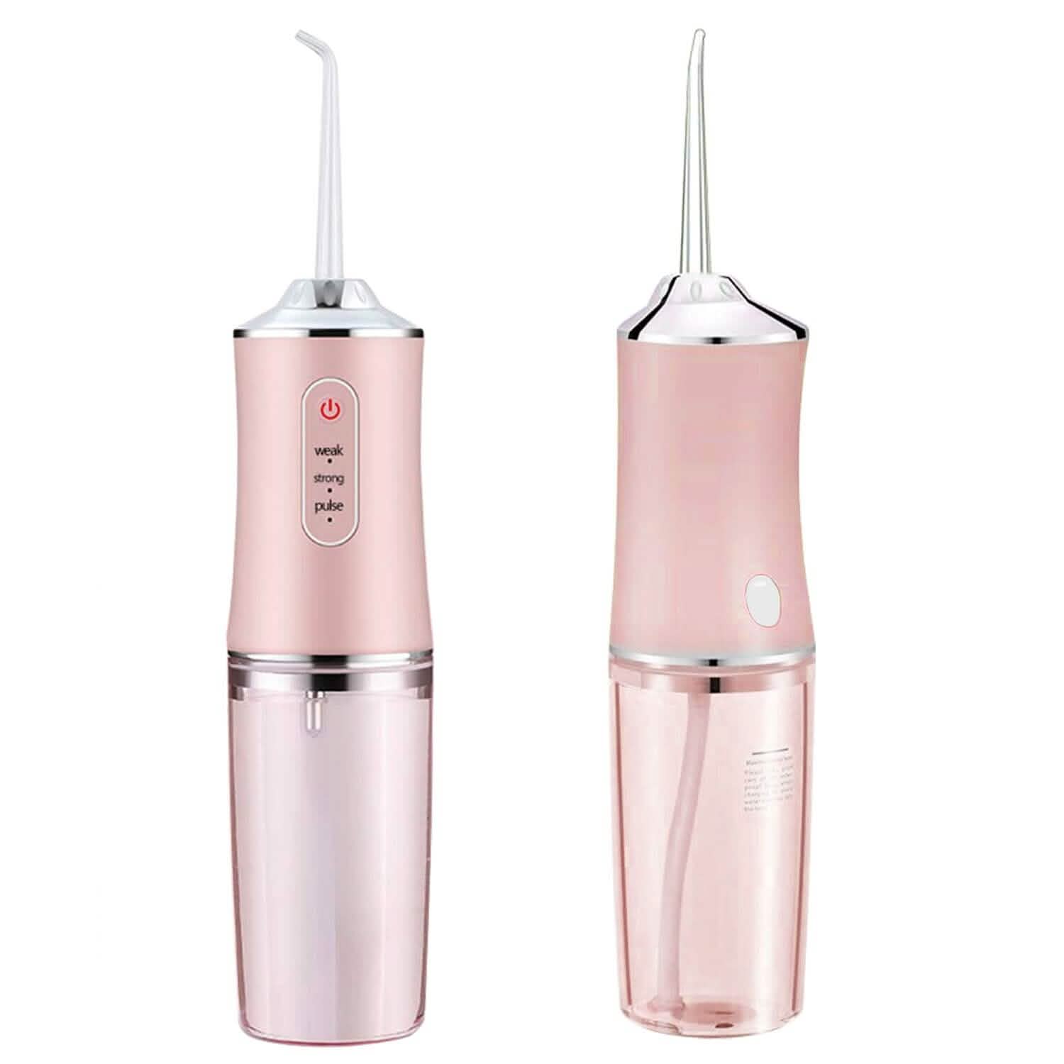 Water Flosser Cordless Dental Oral Irrigator Waterproof Teeth Cleaner Pink Beauty & Personal Care - Tophatter Daily Deals
