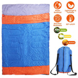Water Resistant Camping Cotton Liner Sleeping Bag with Sack Outdoor Recreation - Tophatter Daily Deals