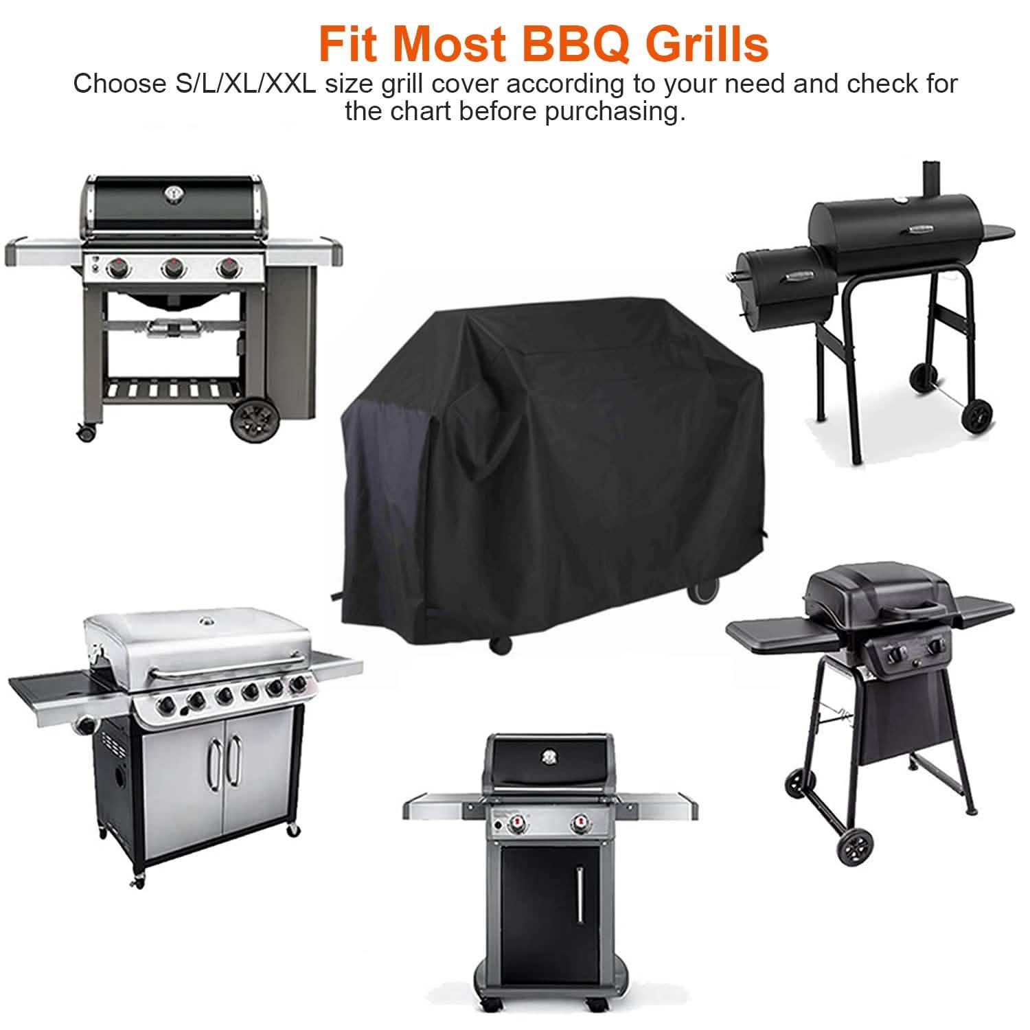 Water-Resistant Heavy Duty BBQ Grill Cover Garden & Patio - Tophatter Daily Deals