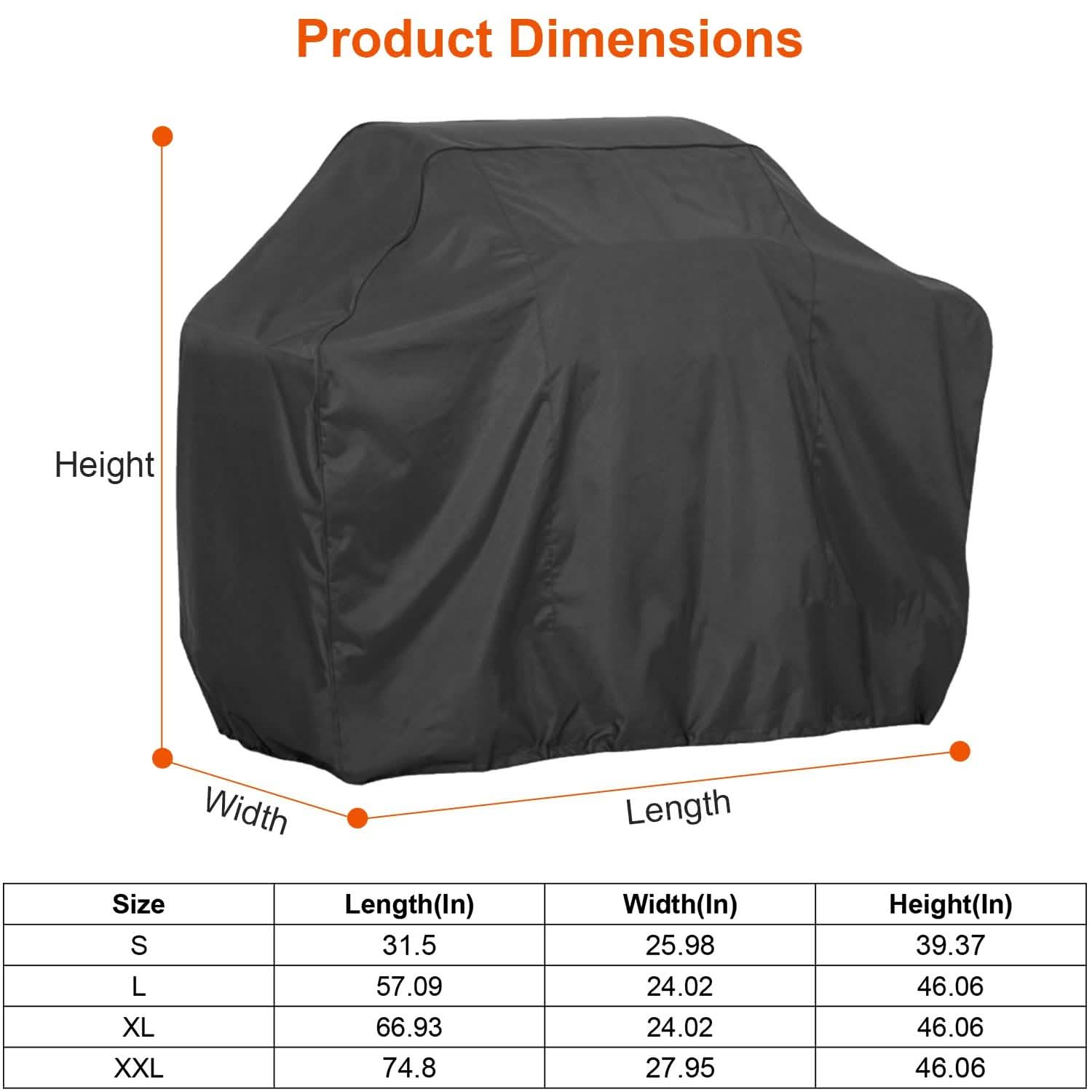 Water-Resistant Heavy Duty BBQ Grill Cover Garden & Patio - Tophatter Daily Deals