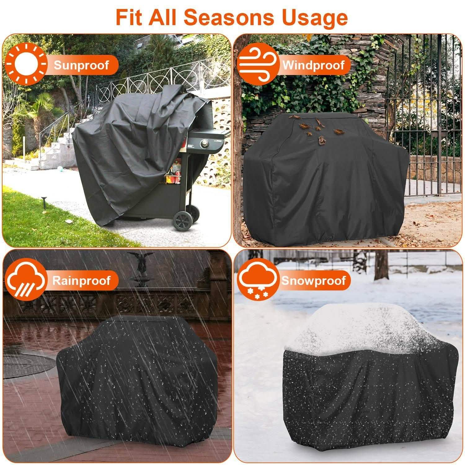 Water-Resistant Heavy Duty BBQ Grill Cover Garden & Patio - Tophatter Daily Deals