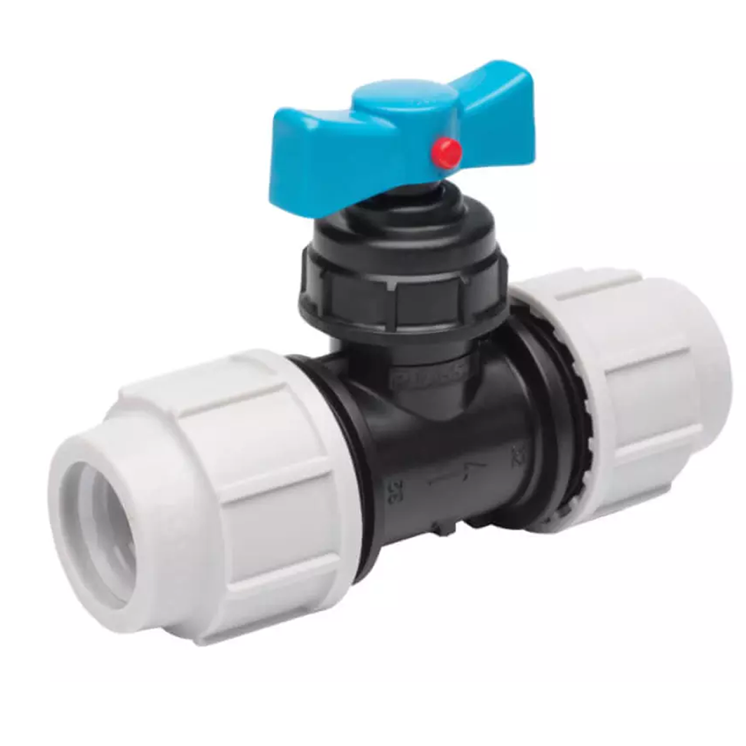 Water Stop Valve – Brass Shut Off Valve for Garden Hose, Pipe, or Tap Connection 32mm Tools - Tophatter Daily Deals