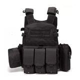 Waterproof Airsoft Tactical Vest Black Tactical & Self Defense - Tophatter Daily Deals