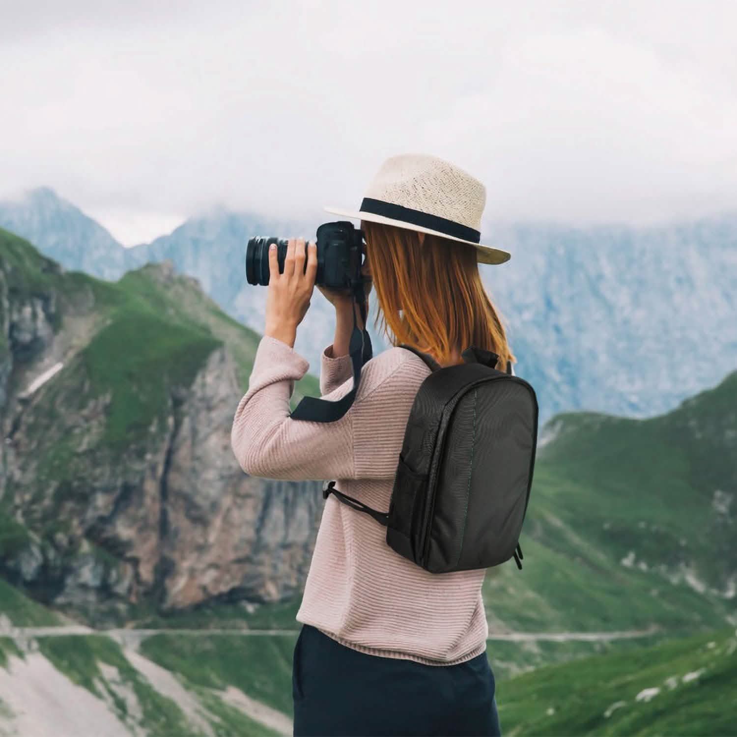 Waterproof Camera Backpack Shockproof Protection Cameras & Drones - Tophatter Daily Deals