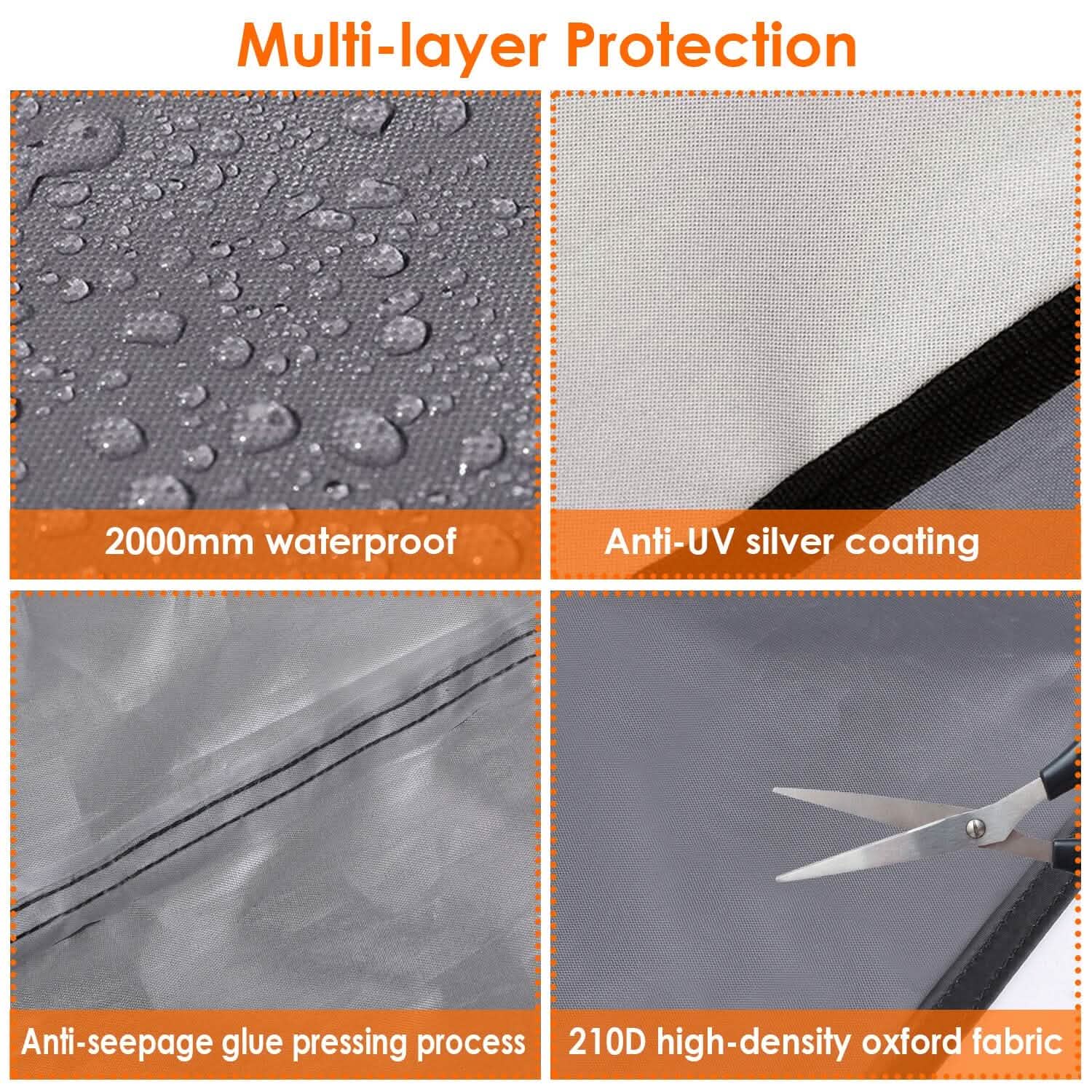 Waterproof Camping Tarp Kit Tent Canopy Awning Portable Rain Fly Outdoor Recreation - Tophatter Daily Deals