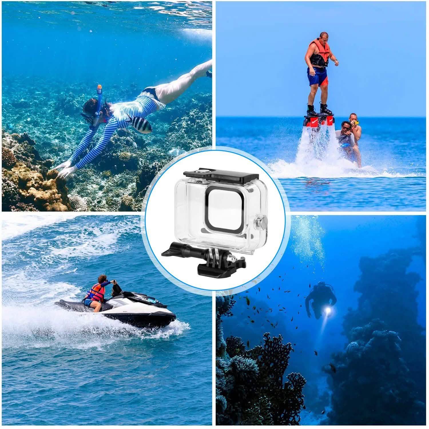 Waterproof Case Fit for GoPro Hero 8 Cameras & Drones - Tophatter Daily Deals