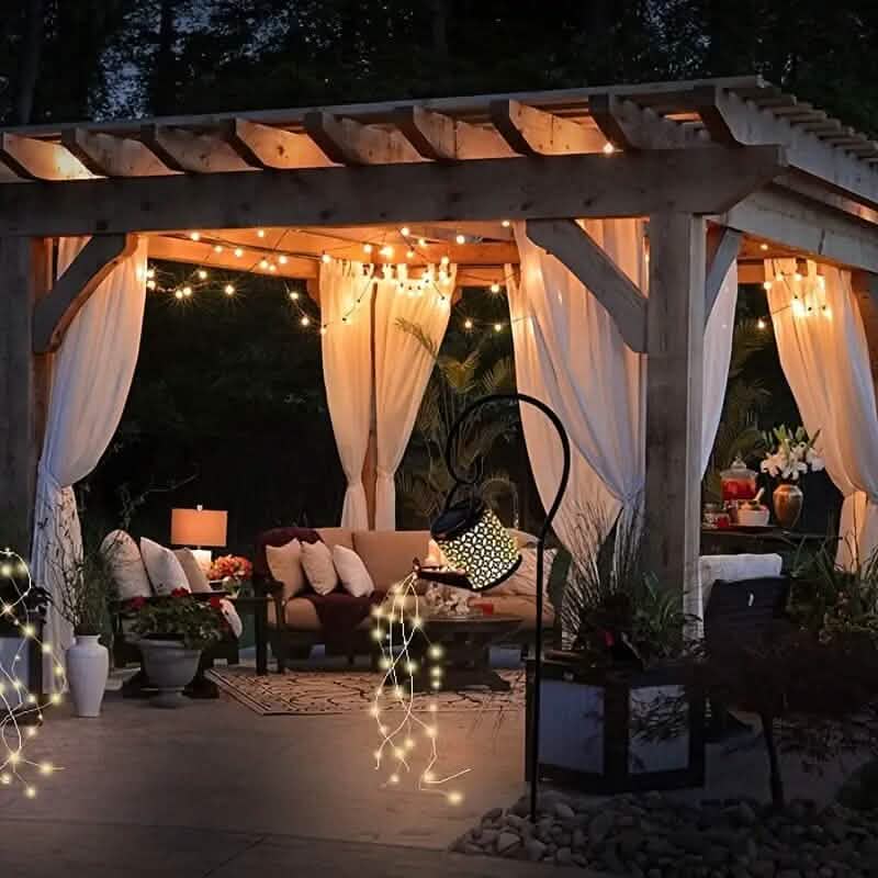 Waterproof Copper Solar Watering Can Light Solar Outdoor Lights - Tophatter Daily Deals
