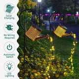 Waterproof Copper Solar Watering Can Light Solar Outdoor Lights - Tophatter Daily Deals