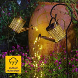 Waterproof Copper Solar Watering Can Light Solar Outdoor Lights - Tophatter Daily Deals