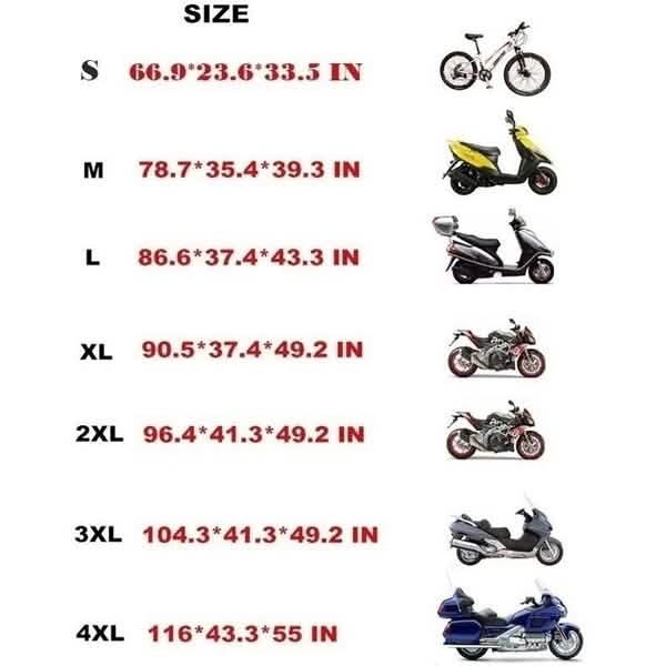 Waterproof Dustproof Motorcycle Bicycle Bike Cover Outdoor Recreation - Tophatter Daily Deals