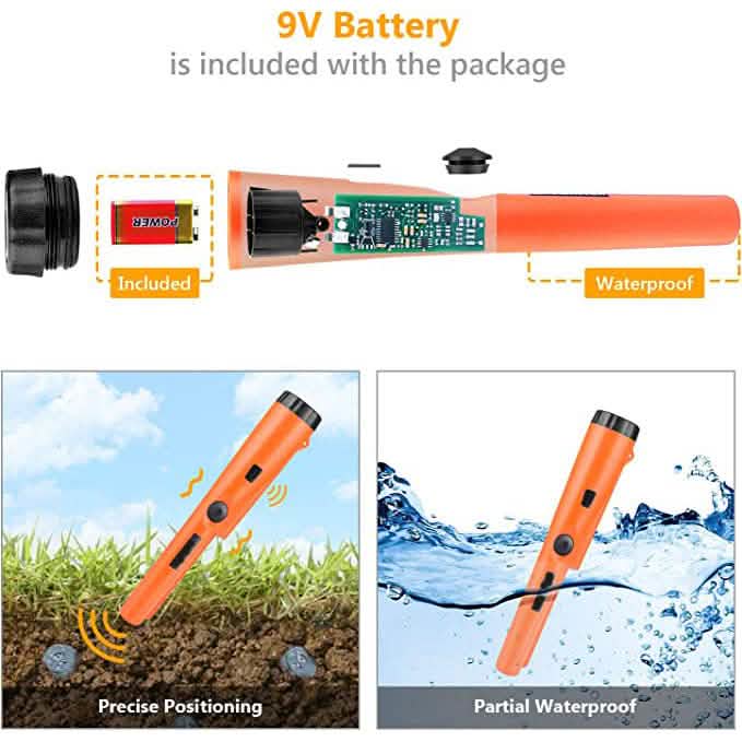 Waterproof Handheld Metal Detector Smart Home & Security - Tophatter Daily Deals