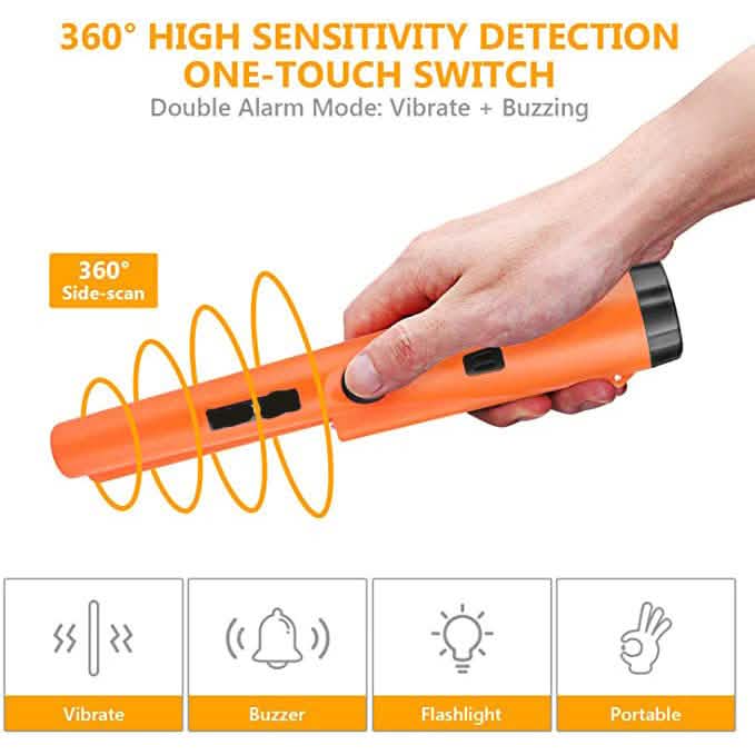 Waterproof Handheld Metal Detector Smart Home & Security - Tophatter Daily Deals