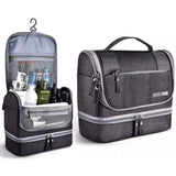 Waterproof Hanging Travel Toiletry Bag for Men and Women Black Beauty & Personal Care - Tophatter Daily Deals