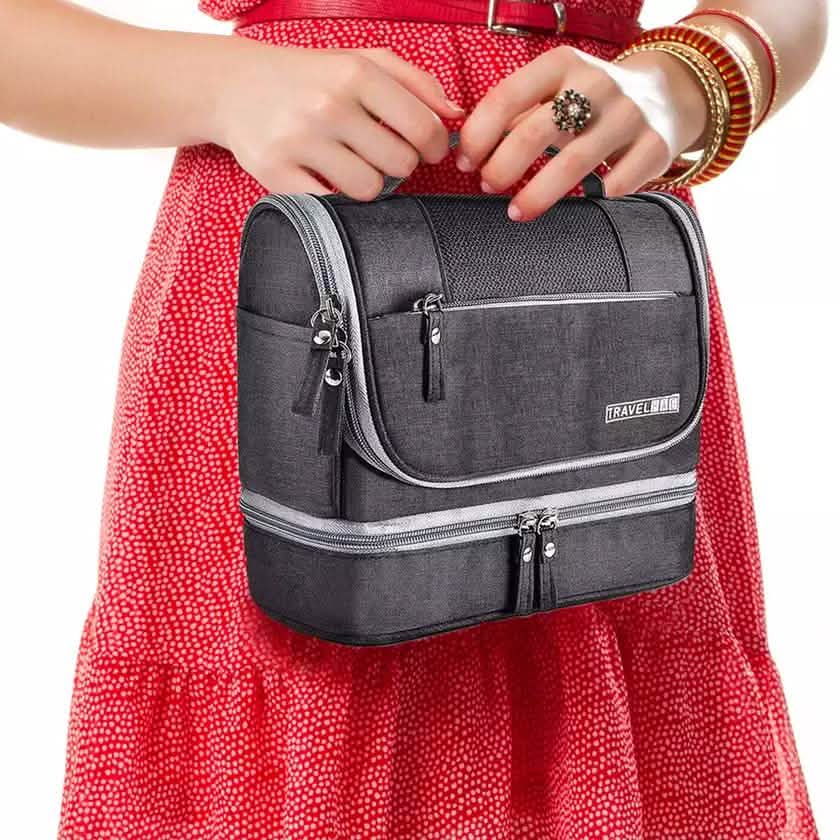 Waterproof Hanging Travel Toiletry Bag for Men and Women Beauty & Personal Care - Tophatter Daily Deals