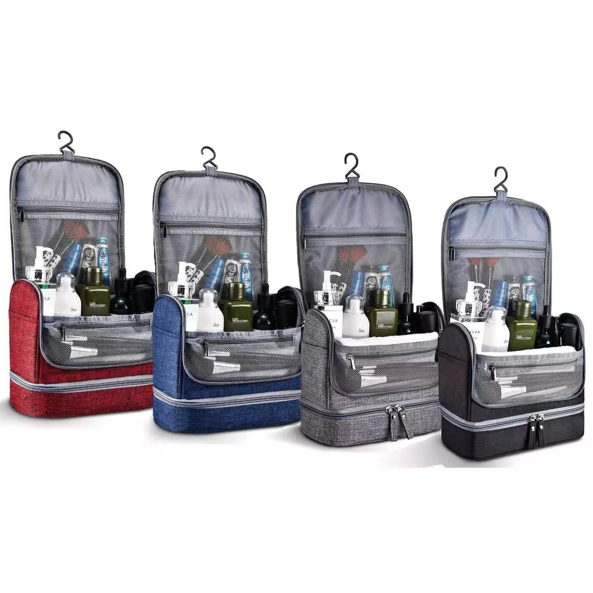 Waterproof Hanging Travel Toiletry Bag for Men and Women Beauty & Personal Care - Tophatter Daily Deals