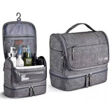 Waterproof Hanging Travel Toiletry Bag for Men and Women Gray Beauty & Personal Care - Tophatter Daily Deals
