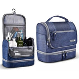 Waterproof Hanging Travel Toiletry Bag for Men and Women Navy Beauty & Personal Care - Tophatter Daily Deals