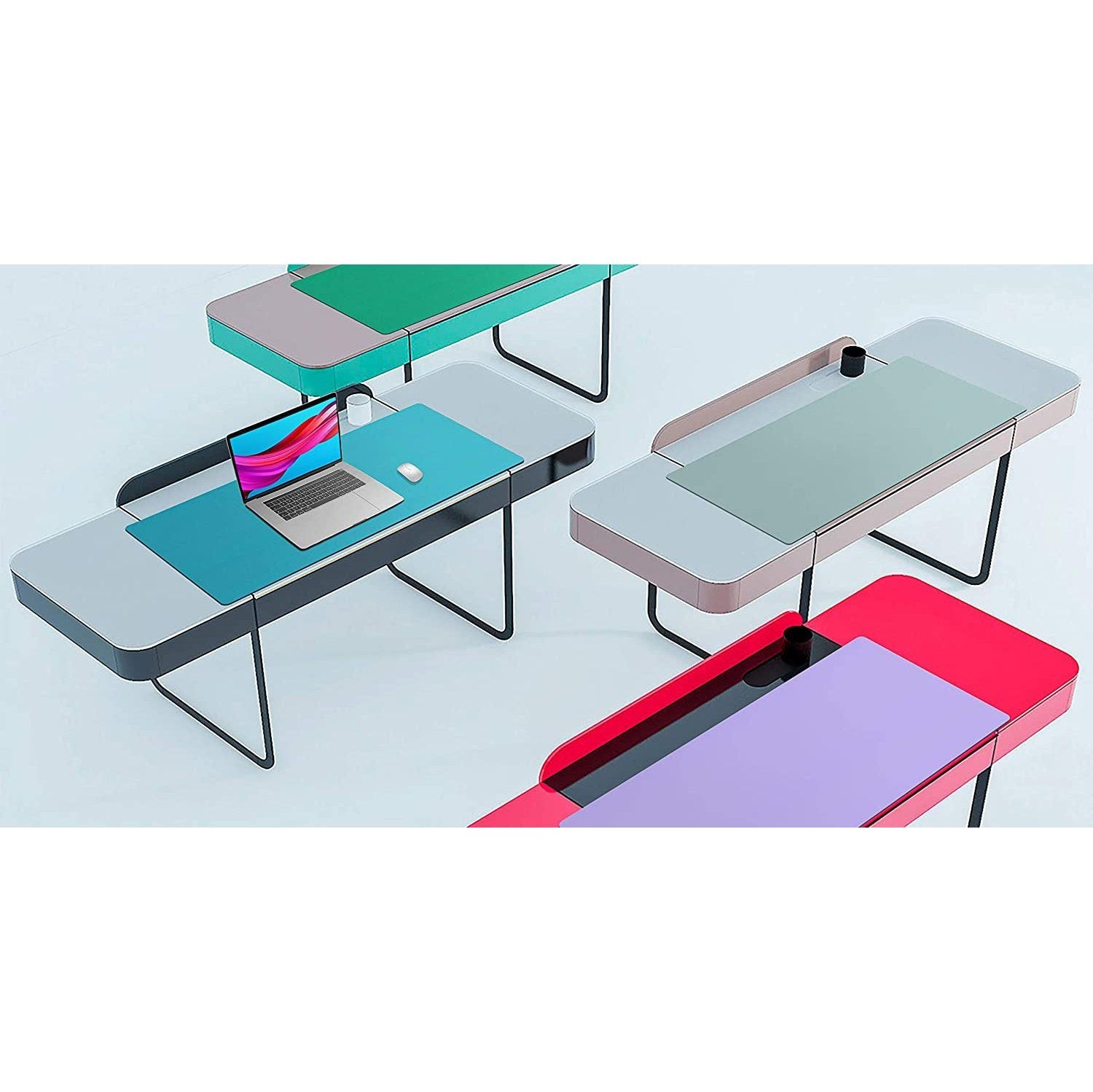 Waterproof Leather Desk Writing Pad for Office and Home Desk Pad - Tophatter Daily Deals